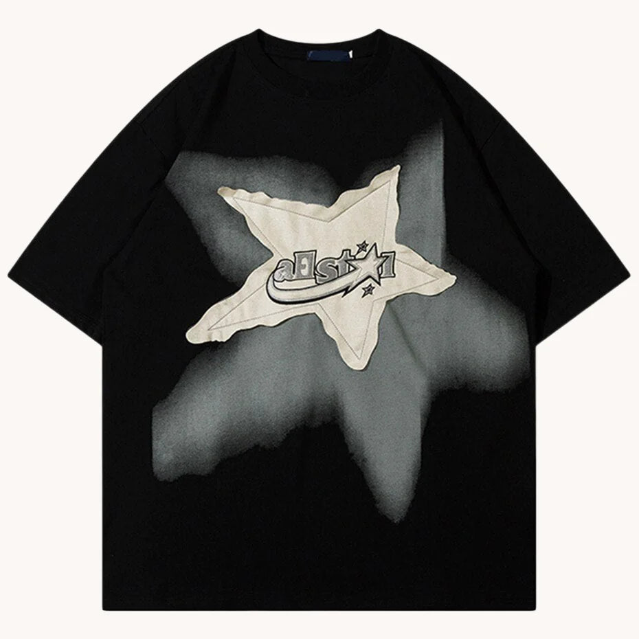 Unisex UG Star Patchwork T-Shirt