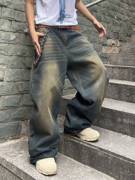 Vintage Korean Baggy Jeans