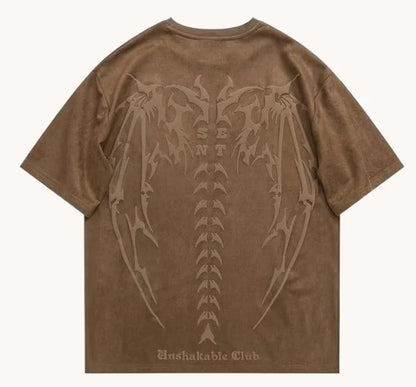 Unisex Suede Dragon T-Shirt